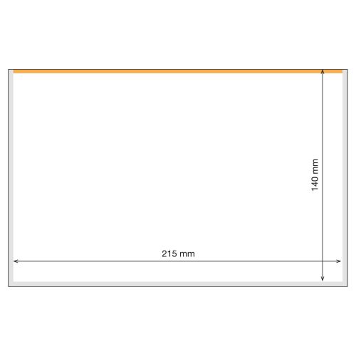 Leuchtturm Schutzhüllen Basic Plus 215 Toploader für Banknoten 100254 Neu