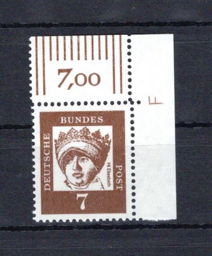 Bund Eckrand or MiNr. 348 "F" postfrisch ungefaltet