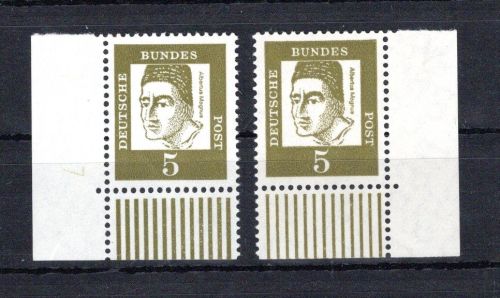 Bund Eckrand ul + ur MiNr. 347 y postfrisch ungefaltet