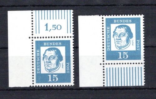Bund Eckrand ol + ul MiNr. 351 x (2) postfrisch ungefaltet