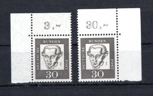 Bund Eckrand ol + or MiNr. 354 y (2) postfrisch ungefaltet