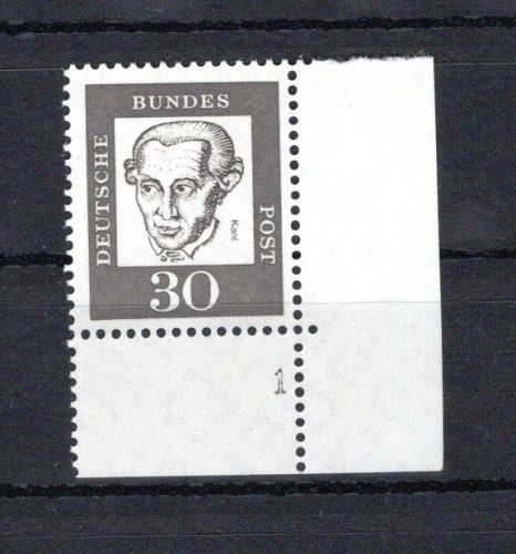 Bund Eckrand ur MiNr. 354 y postfrisch Formnummer 1, ungefaltet