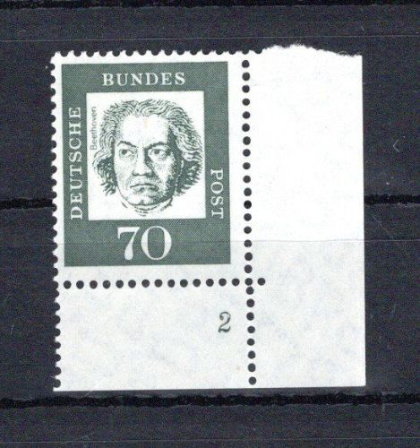 Bund Eckrand ur MiNr. 358 y b postfrisch Formnummer 2, ungefaltet