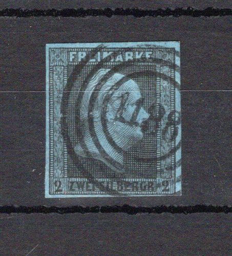 Altdeutschland Preussen MiNr. 3 gestempelt Nummernstempel 1188, signiert