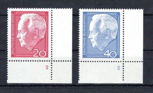 Bund Eckrand ur MiNr. 429-430 postfrisch Formnummer 2, ungefaltet