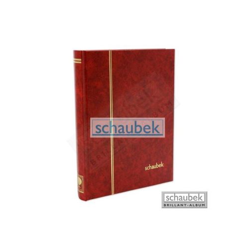 Schaubek Einsteckbuch Rot ,175 mm x 225 mm, 32 Seiten weiß E5020/1 Neu