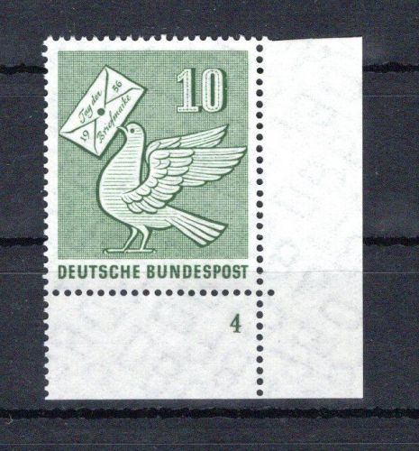 Bund Eckrand ur MiNr. 247 postfrisch Formnummer 4, ungefaltet