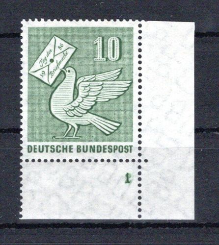 Bund Eckrand ur MiNr. 247 postfrisch Formnummer 1 auf 2, ungefaltet