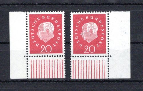 Bund Eckrand ul + ur MiNr. 304 (2) postfrisch ungefaltet