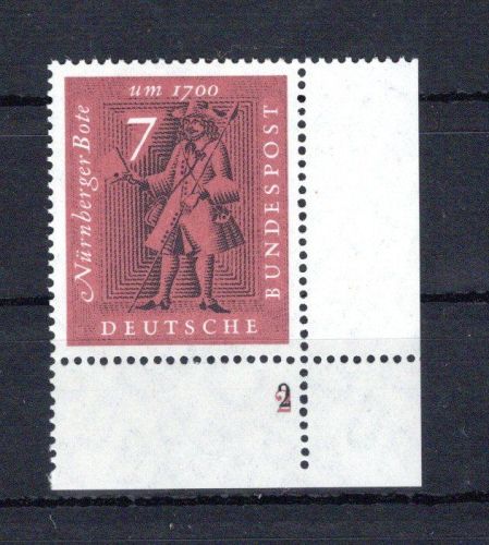Bund Eckrand ur MiNr. 365 postfrisch Formnummer 2 auf 2, ungefaltet