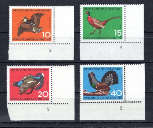 Bund Eckrand ur MiNr. 464-467 postfrisch Formnummer 2, ungefaltet