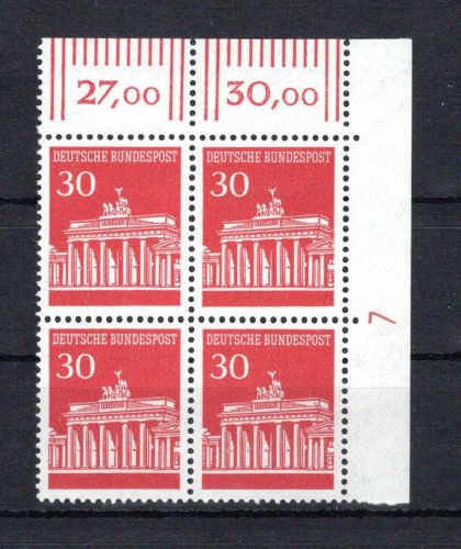 Bund 4er Block MiNr. 508 v DZ1 7 postfrisch ungefaltet