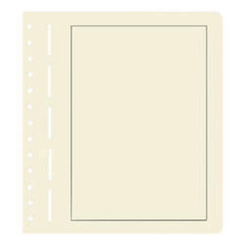 Leuchtturm Blankoblätter mit schwarzer Randlinie BL19 (50er Pack) 334112 Neu