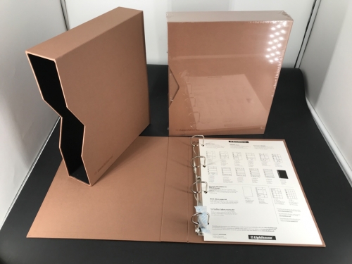 Leuchtturm Grande Pur Ringbinder/ Kassette Braun 2 Stück (OVP 75,98) Neu