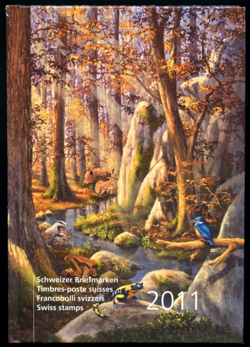 Schweiz offizielles Jahrbuch der PTT 2011 postfrisch