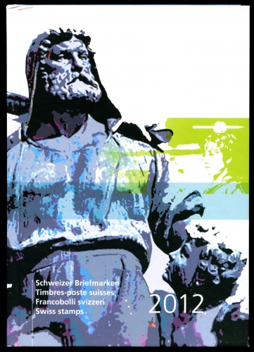 Schweiz offizielles Jahrbuch der PTT 2012 postfrisch