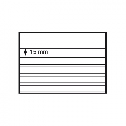 Leuchtturm Steckkarten mit 5 Str. gerändelt 208 x 145 mm (50er Pack) 307126 Neu