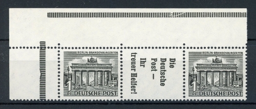 Berlin Zusammendruck MiNr. W 40 postfrisch