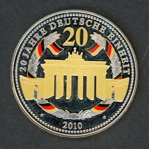 Bund Medaille 20 Jahre Deutsche Einheit 2010 PP