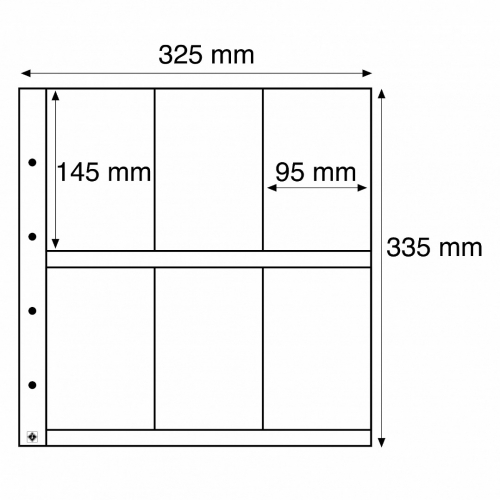 Leuchtturm Hüllen Klar Maximum 6C 317215 (5er Pack) Neu