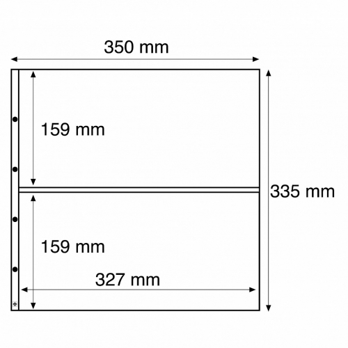 Leuchtturm Hüllen Klar Maximum 7C 325009 (5er Pack) Neu