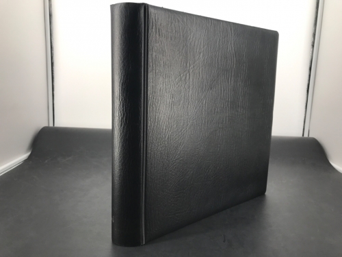 Lindner Ringbinder Schwarz REGULAR 1104-S ohne Rückfenster neuwertig