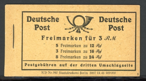 Gemeinschaftsausgaben Markenheftchen MiNr. MH 50 postfrisch RLV I