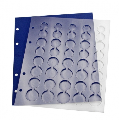 Safe Ergänzungsblatt TOPset für Euro Sätze ohne Kapseln, neutral Nr. 7858 Neu