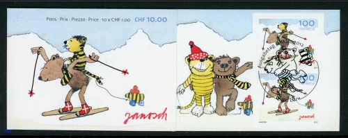 Schweiz Markenheftchen MiNr. 0-168 Ersttagssonderstempel Janosch