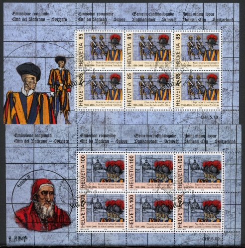 Schweiz Kleinbogensatz MiNr. 1945-1946 Ersttagssonderstempel