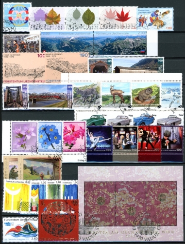 Liechtenstein Jahrgang 2013 MiNr. 1661-1700 gestempelt