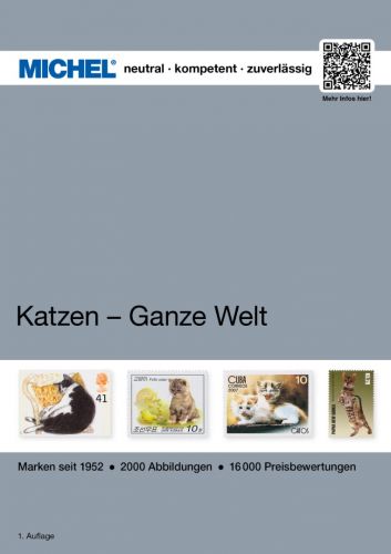 Michel Katalog Motiv Katzen - Ganze Welt M172 Neu
