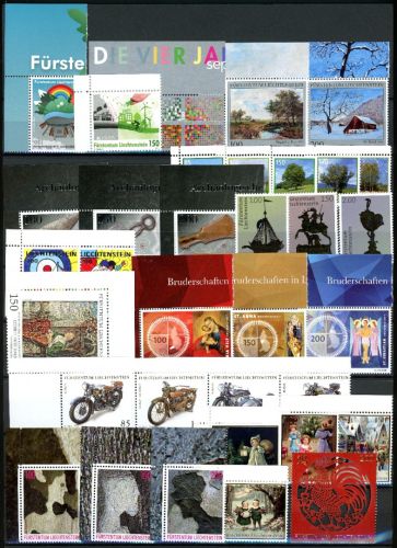 Liechtenstein Jahrgang 2016 kpl. MiNr. 1790-38 postfrisch