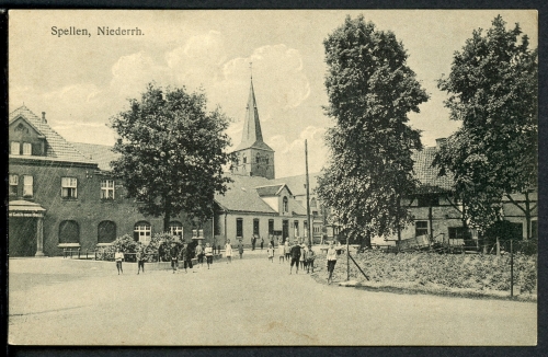 AK Spellen Voerde Kreis Wesel Dorfansicht
