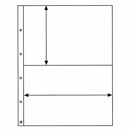 Leuchtturm Hüllen Klar Kanzlei 2C 304329 (5er Pack) Neu