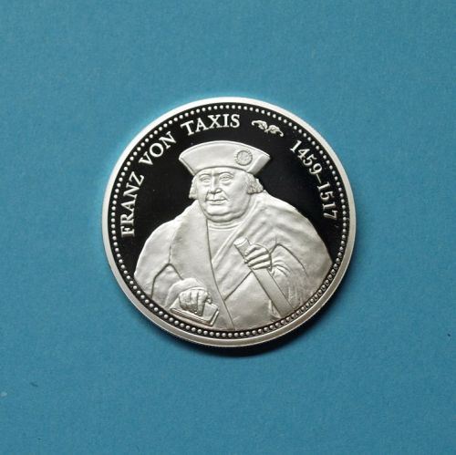 Medaille Thurn und Taxis Franz von Taxis, versilbert PP