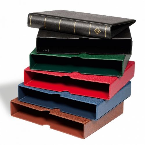 Leuchtturm Kassette / Schuber Schwarz für DE, DL oder DP Binder 322521 Neu