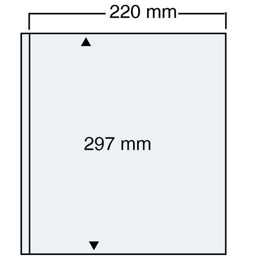 Safe Compact A4 Blattschutzhülle Transparent Nr. 450 (5er Pack) Neu