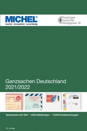 Michel Katalog Deutschland Ganzsachen 2021/2022 6006 Neu