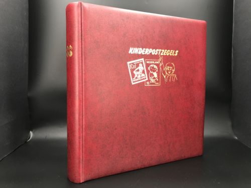 Lindner Ringbinder Weinrot 1102Y-W (Kinderpostzegels) neuwertig