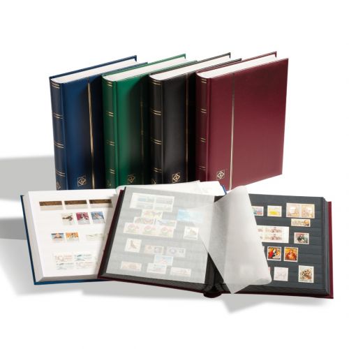 Leuchtturm Einsteckbuch Comfort Schwarz DIN A4 mit 64 weißen Seiten 322874 Neu