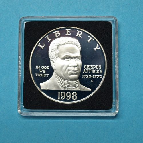 USA 1998 1 Dollar Crispus Attucks PP