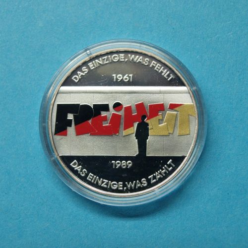 Deutschland 1989 Medaille FREIHEIT in Farbe PP