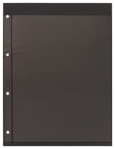 Kobra Einsteckblätter Schwarz E21 mit 1 Streifen (10er Pack) Neu
