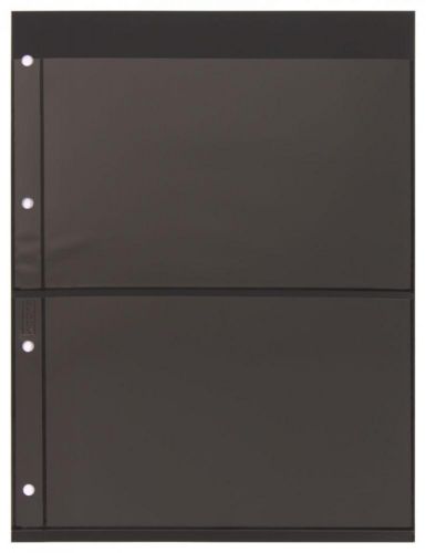 Kobra Einsteckblätter Schwarz E22 mit 2 Streifen (10er Pack) Neu