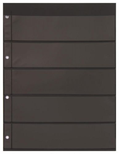 Kobra Einsteckblätter Schwarz E25 mit 5 Streifen (10er Pack) Neu
