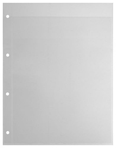 Kobra Einsteckblätter Klar E11 mit 1 Streifen (10er Pack) Neu