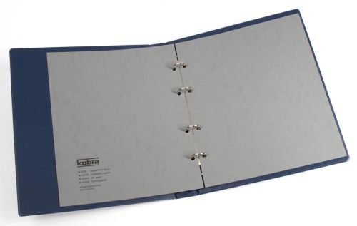 Kobra Ringbinder Blau G22B, ohne Blätter Neu