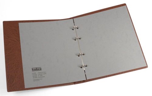 Kobra Ringbinder Braun G22B, ohne Blätter Neu