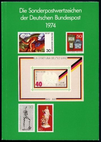 Bund Jahrbuch der Deutschen Post 1974 postfrisch